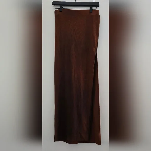 Cotton Citizen Verona Maxi Skirt SZ Small Caramel Toast